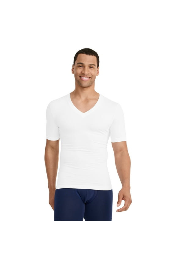 Men's FormFit Cotton Stretch V-Neck Undershirt
