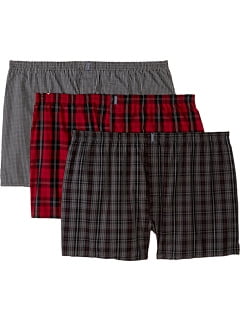 Men's Full-Cut Blended Boxers - 3 Pack, Bruce/RamseyFred, Small