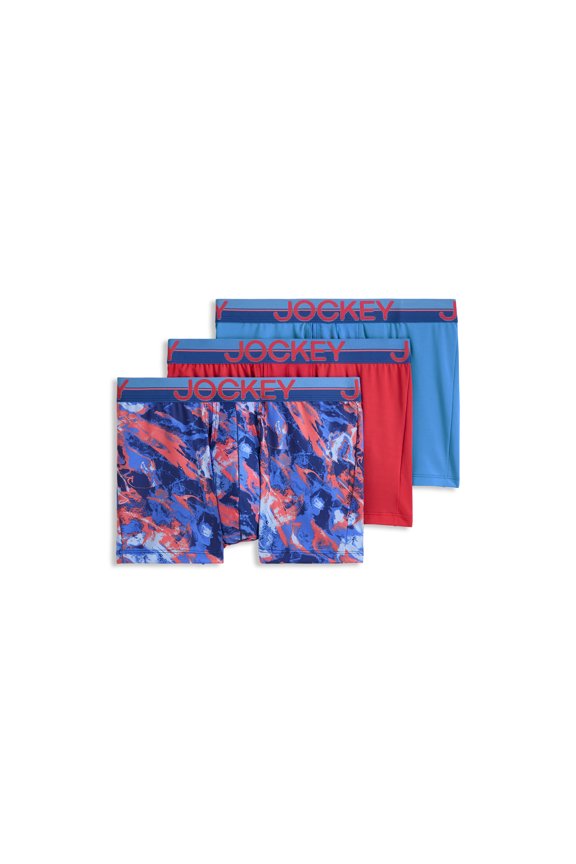 Men's Infinite Cool Microfiber Stretch 3.5" Trunk - 3 Pack