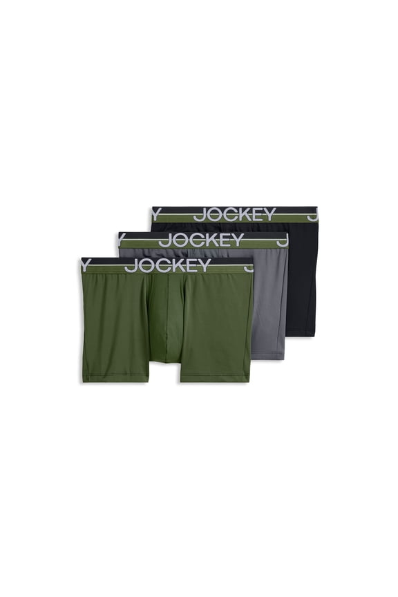 Men's Infinite Cool Microfiber Stretch 3.5" Trunk - 3 Pack