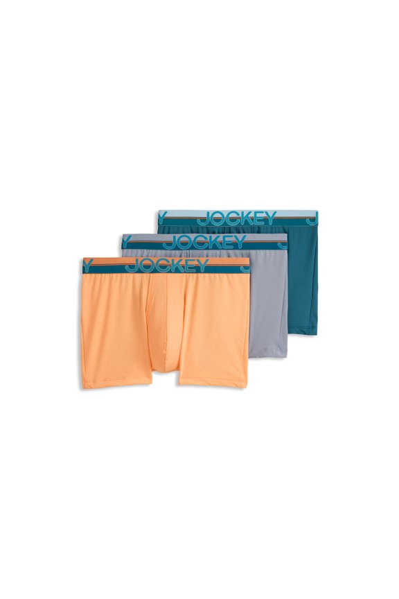 Men's Infinite Cool Microfiber Stretch 3.5" Trunk - 3 Pack