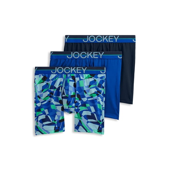 Jockey Men's Infinite Cool Microfiber Stretch 5" Boxer Brief -
