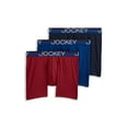 thumbnail image 1 of Jockey Men's Infinite Cool Microfiber Stretch 6" Boxer Brief - 3 Pack, 1 of 9