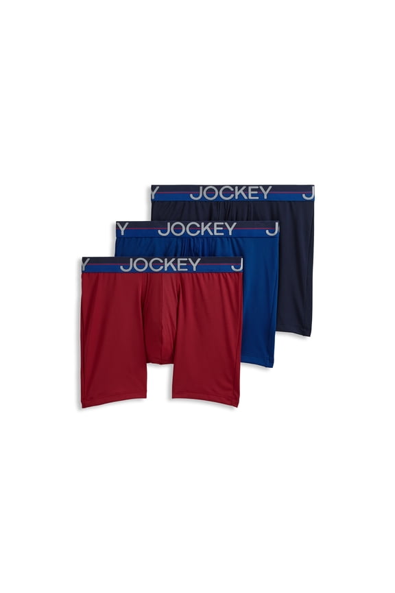 Men's Infinite Cool Microfiber Stretch 6" Boxer Brief - 3 Pack