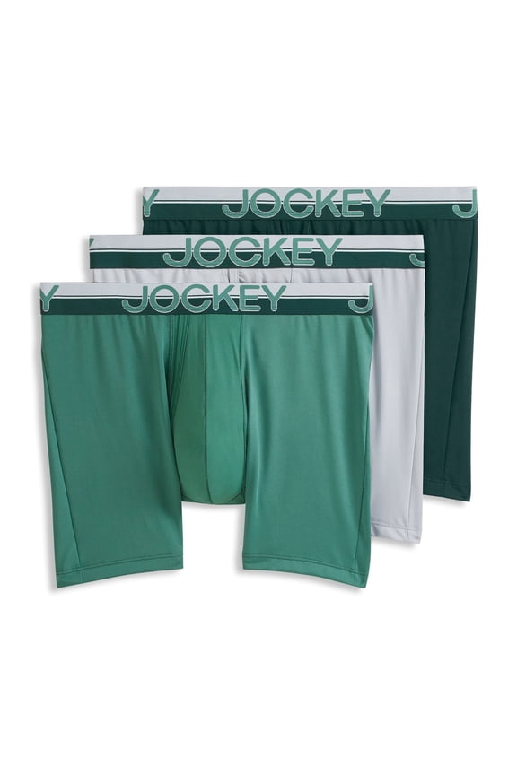 Men's Infinite Cool Microfiber Stretch 6" Boxer Brief - 3 Pack