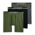 thumbnail image 1 of Jockey Men's Infinite Cool Microfiber Stretch 8" Long Leg Boxer Brief - 3 Pack, 1 of 9