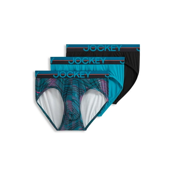 Jockey Men's Infinite Cool Microfiber Stretch Brief - 3 Pack