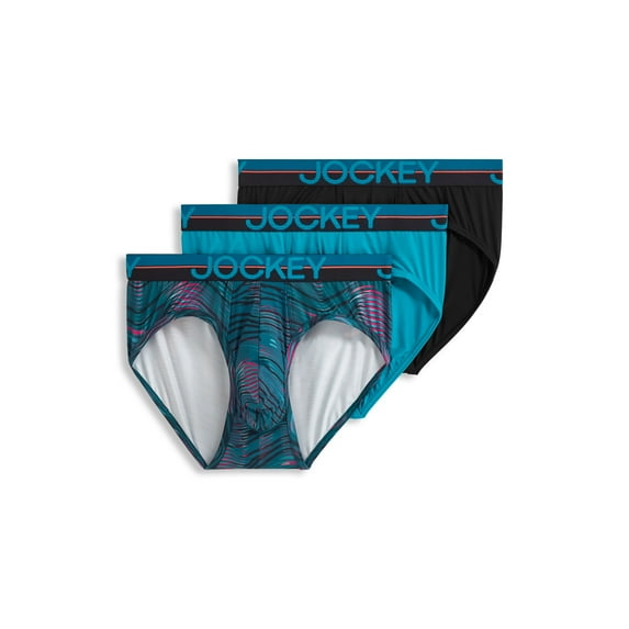 Jockey Men's Infinite Cool Microfiber Stretch Brief - 3 Pack