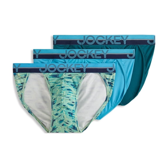 Jockey Men's Infinite Cool Microfiber Stretch String Bikini - 3 Pack