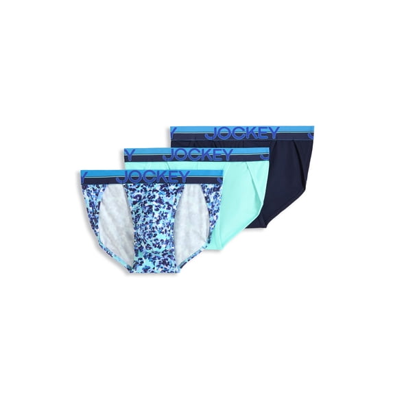 Jockey Men's Infinite Cool Microfiber Stretch String Bikini - 3 Pack