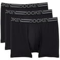 thumbnail image 1 of Jockey Men's Jockey� 4-Pack Active Stretch  Boxer Briefs, Black, Medium, 1 of 1