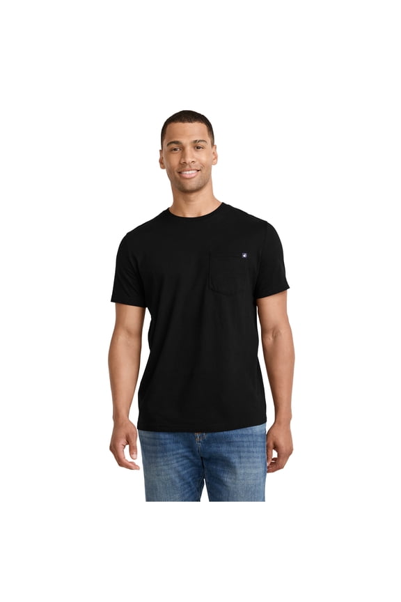 Men's 100% Cotton Legacy Pocket Crew Neck T-Shirt