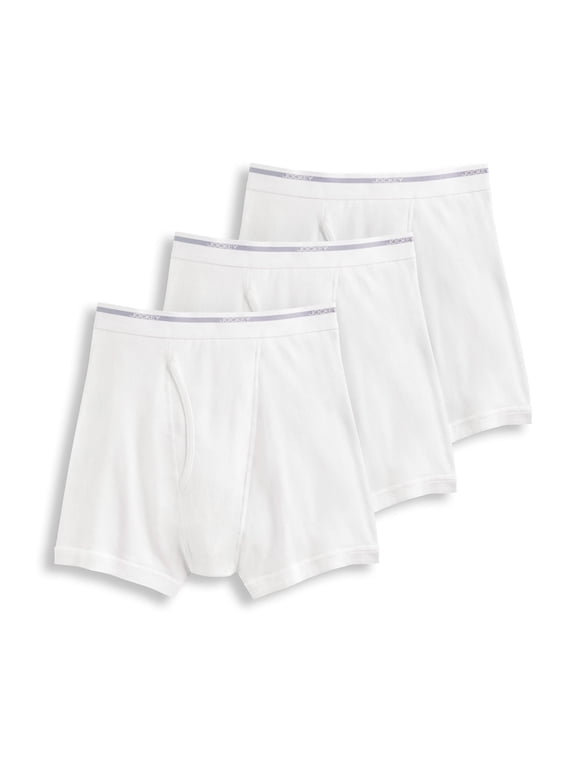 Men's 100% Cotton Lightweight Classic 5" Boxer Brief - 3 Pack