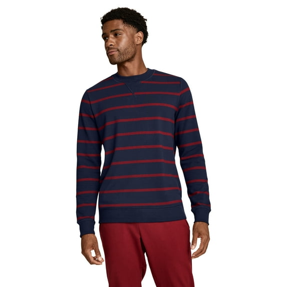 Jockey Men's Lightweight Cotton Blend Fleece Crew Sweatshirt