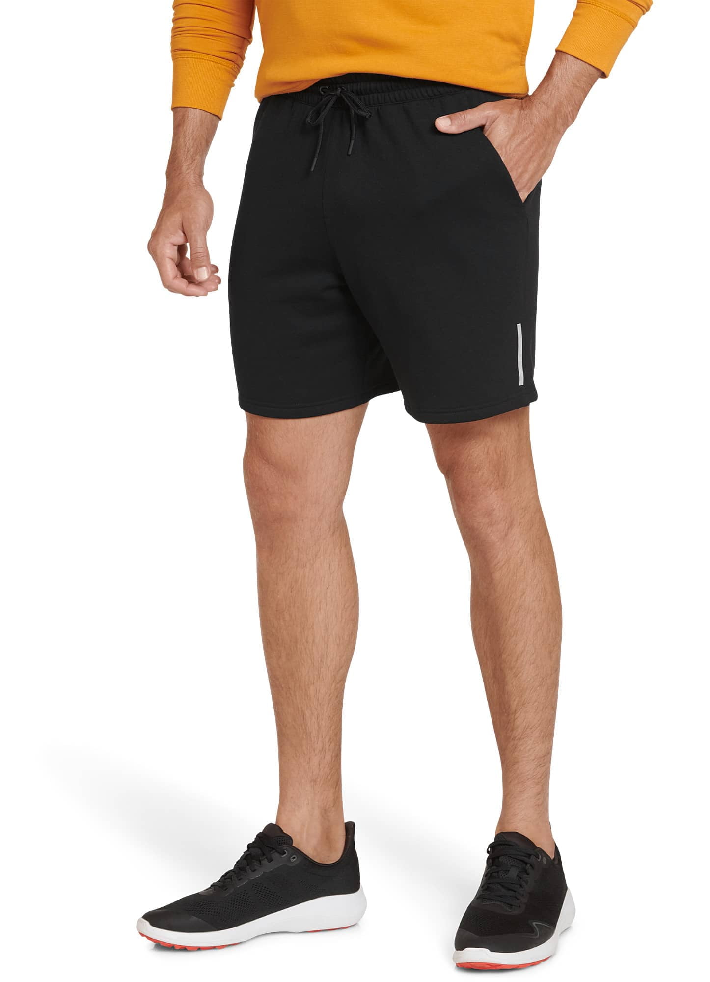 Jockey Mens Lightweight Fleece 7 Short Walmart