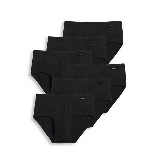 Jockey Men's Mens Elance Poco Brief 6 Pack