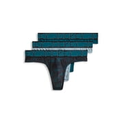 Jockey Mens Microfiber Stretch Thong - 3 Pack