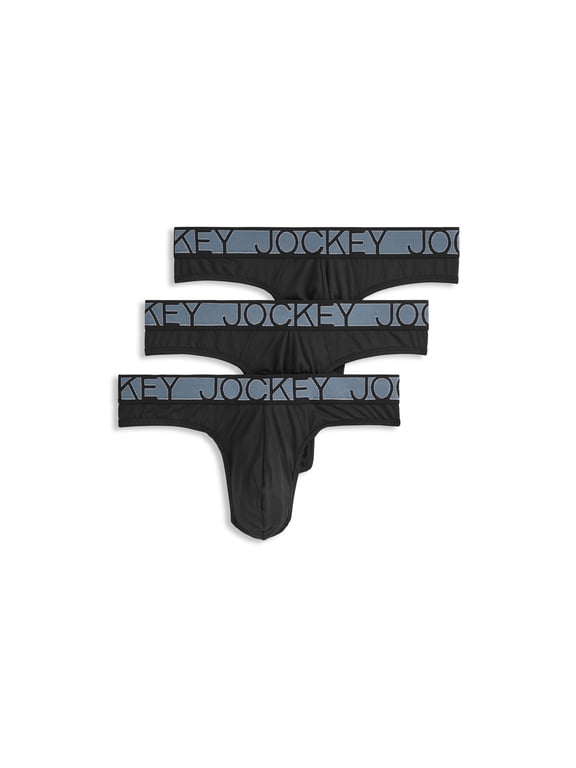 Men's Microfiber Stretch Thong - 3 Pack