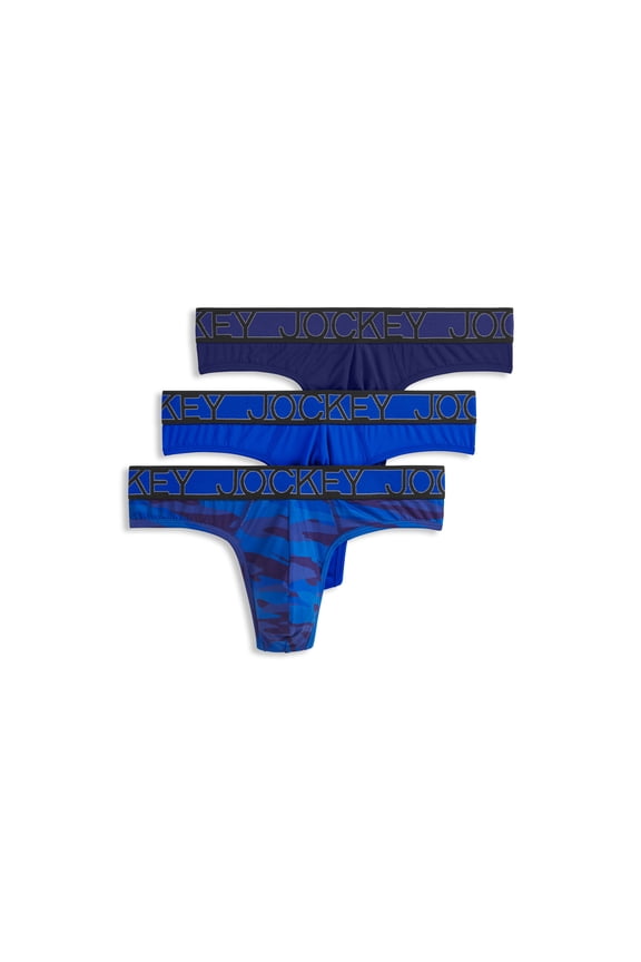 Men's Microfiber Stretch Thong - 3 Pack