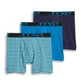 thumbnail image 1 of Jockey Men's Midway Brief - 3-pack, True Navy/White Blue Stripe/Turquoise, M, 1 of 3
