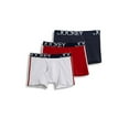 thumbnail image 1 of Jockey Men's Midway Brief - 3-pack, diamond white/worldly red/true navy, Medium, 1 of 8