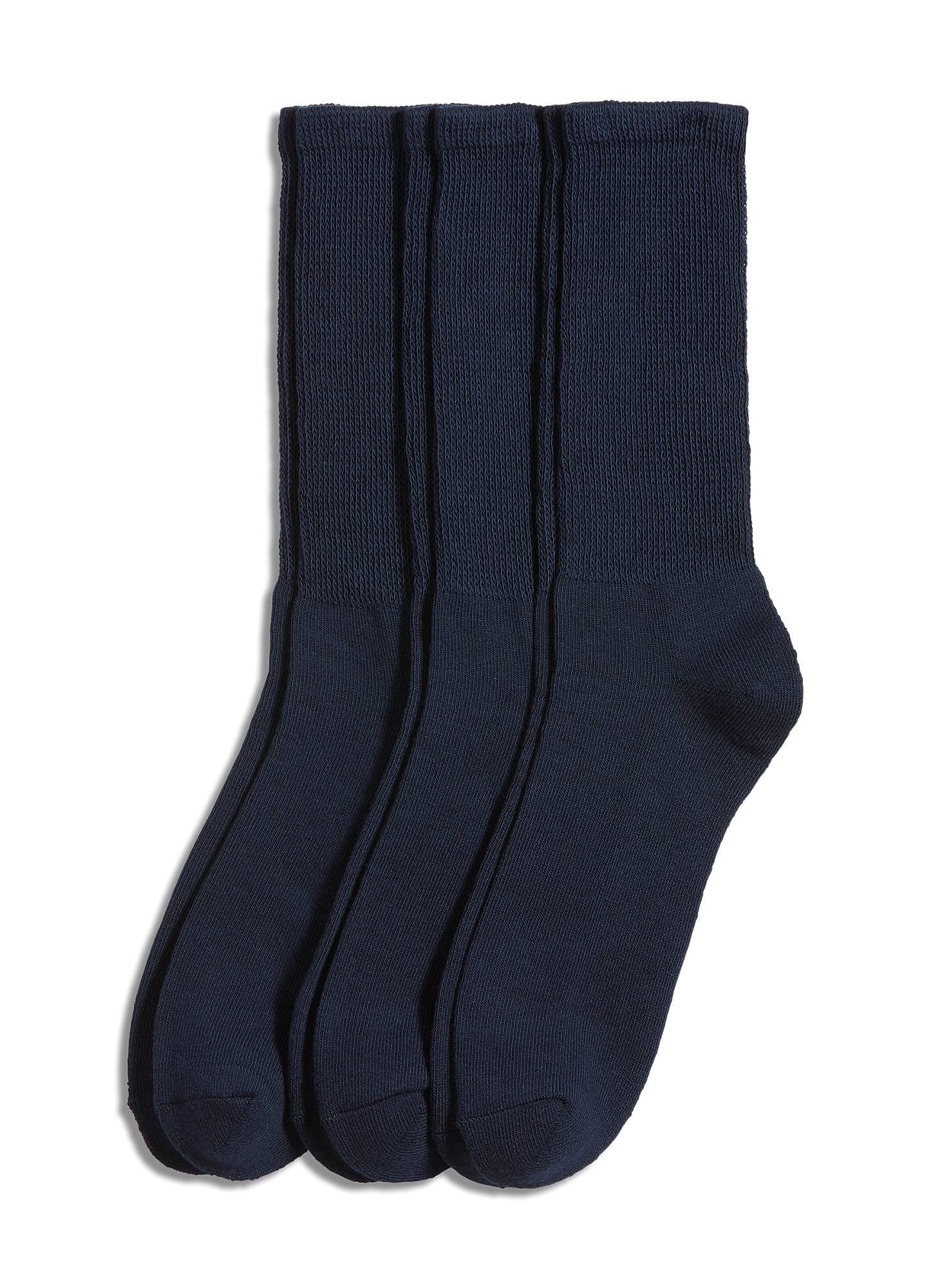 Jockey Men's NonBinding Crew Socks 3 Pack