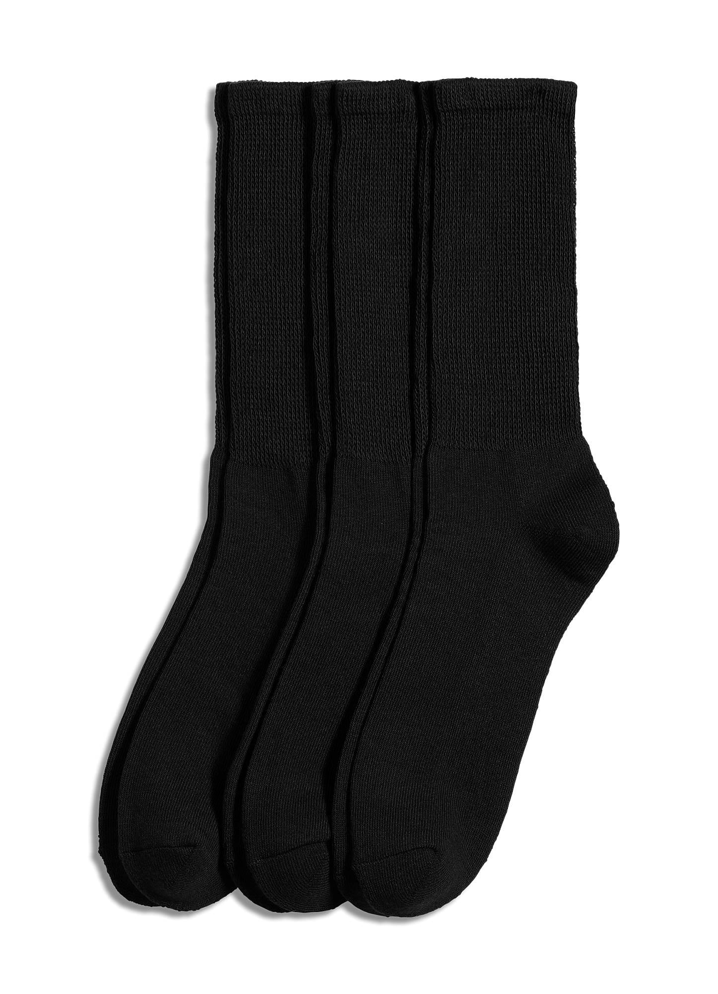 Jockey Men's NonBinding Crew Socks 3 Pack