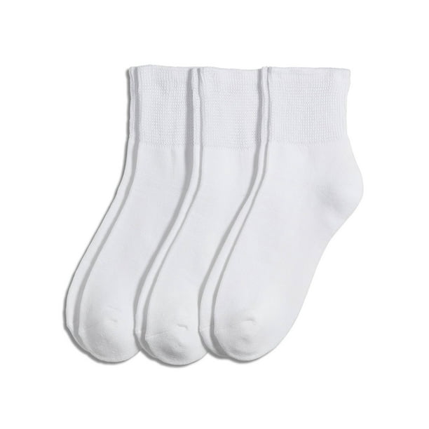 Jockey Men's Non-Binding Quarter Socks - 3 Pack - Walmart.com