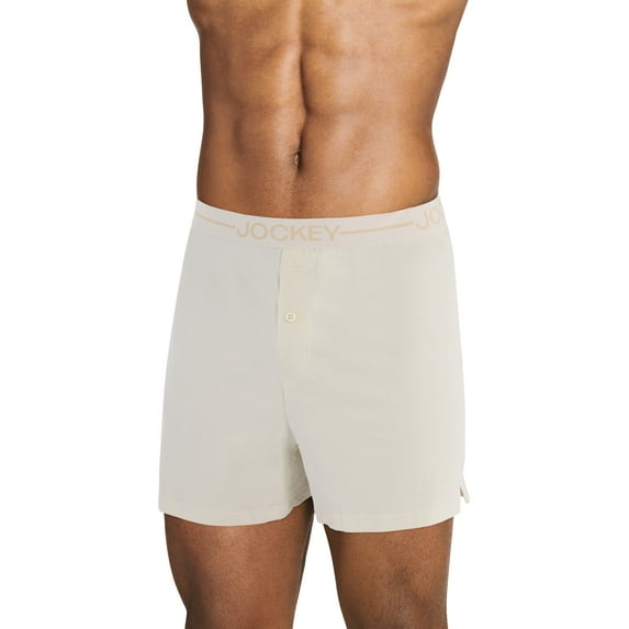 Jockey Men's Organic Cotton Stretch 4" Boxer