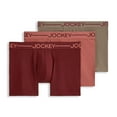 thumbnail image 1 of Jockey Men's Organic Cotton Stretch 4" Trunk - 3 Pack, 1 of 5