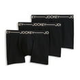 thumbnail image 1 of Jockey Men's Organic Cotton Stretch 4" Trunk - 3 Pack, 1 of 5