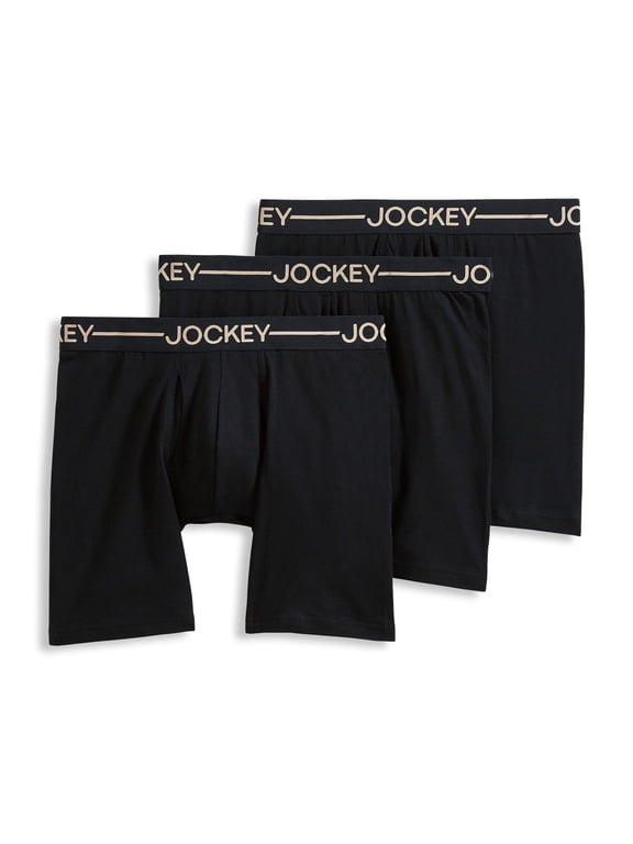 Men's Organic Cotton Stretch 6.5" Boxer Brief - 3 Pack