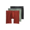 Jockey Men's Organic Cotton Stretch 6.5" Boxer Brief 3 Pack
