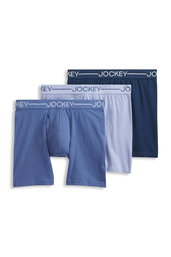 Men's Organic Cotton Stretch 6.5" Boxer Brief - 3 Pack