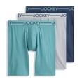 thumbnail image 1 of Jockey Men's Organic Cotton Stretch 9.5" Long Leg Boxer Brief - 3 Pack, 1 of 4