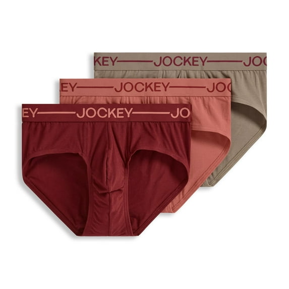 Jockey Men's Organic Cotton Stretch Brief - 3 Pack