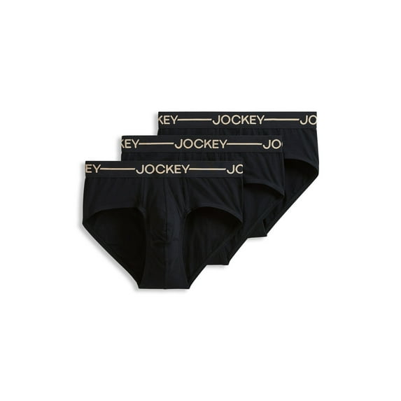 Jockey Men's Organic Cotton Stretch Brief - 3 Pack