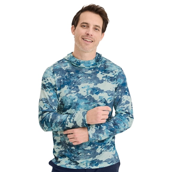 Jockey Outdoors Men's Long Sleeve Hooded Sun Shirt