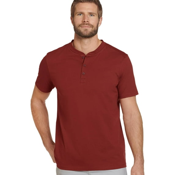 Jockey Outdoors Men's Short Sleeve Henley