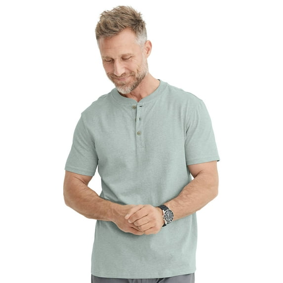 Jockey Men's Outdoors Short Sleeve Henley