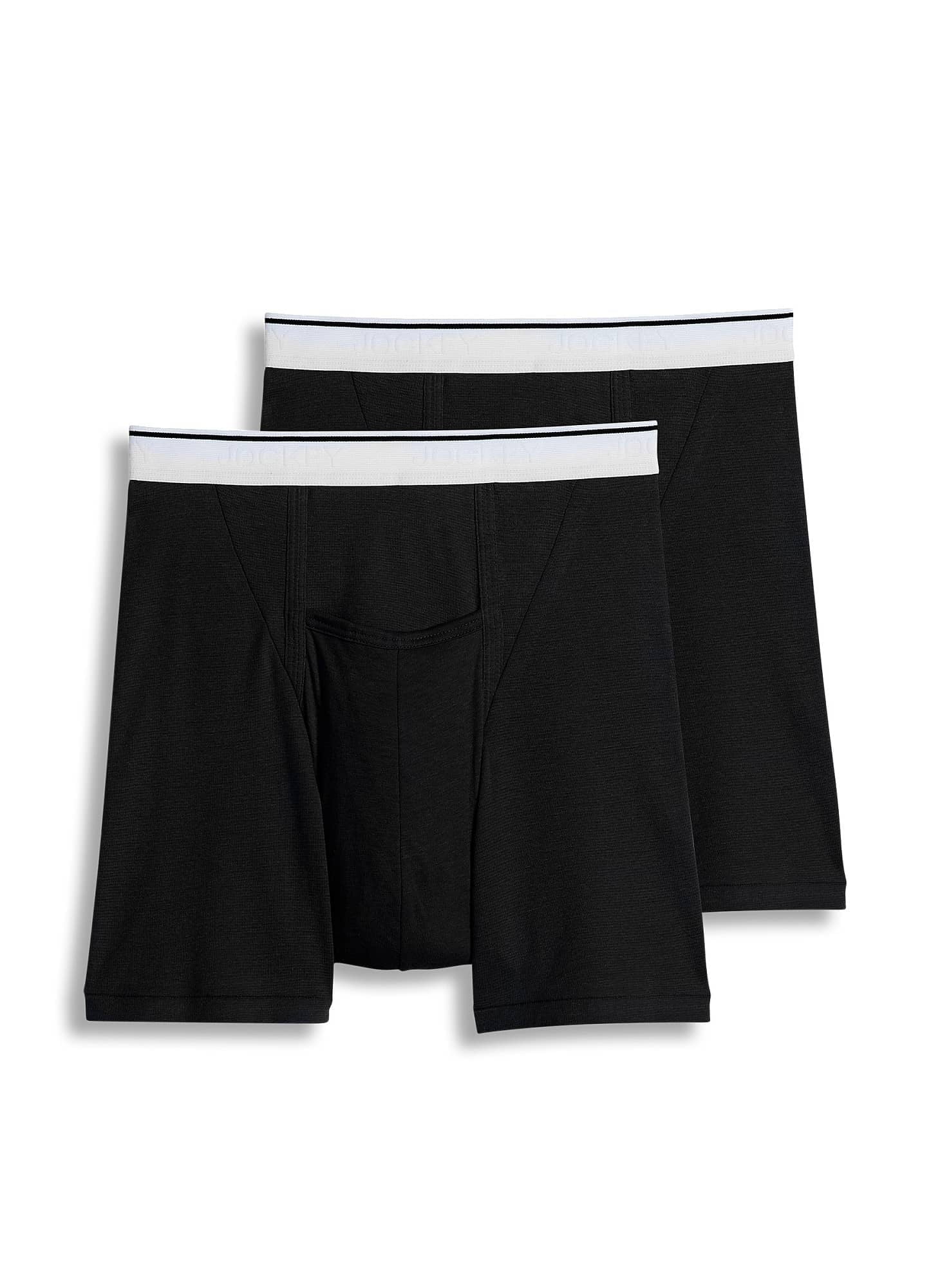 Jockey Men's Pouch 5" Boxer Brief 2 Pack