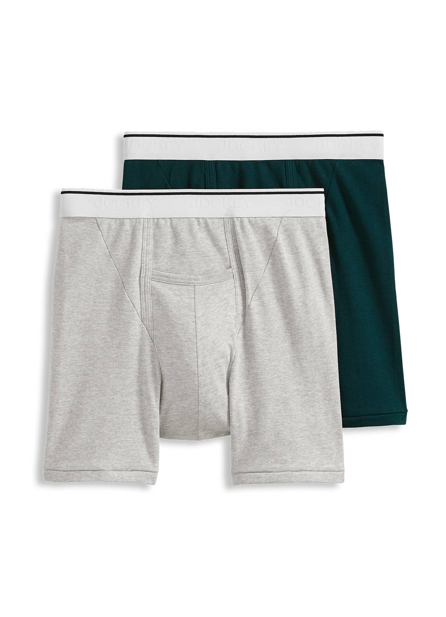 Jockey Men's Pouch 5" Boxer Brief 2 Pack