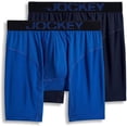 thumbnail image 1 of Jockey Men's RapidCool Midway Brief - 2 Pack, Vibrant Blue/True Navy, XX-Large, 1 of 5