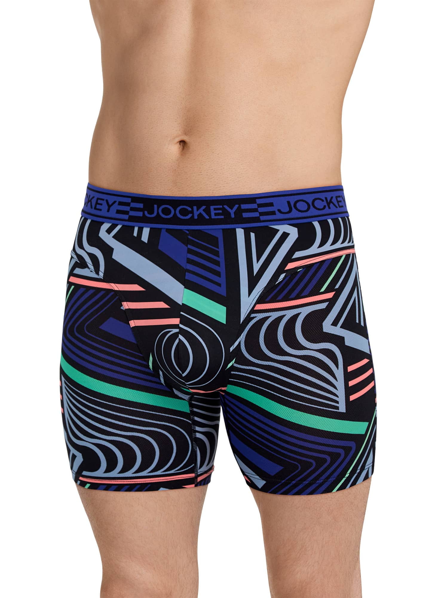 Jockey Men's Sport Cooling Mesh Performance 6" Boxer Brief