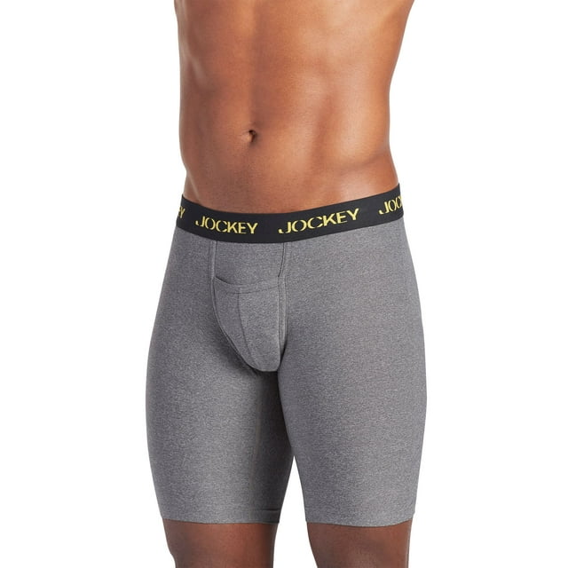 Jockey Men's Sport Microfiber 10" Midway Brief