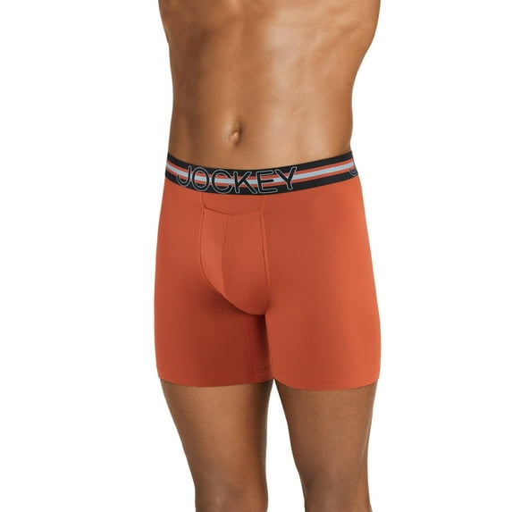 Jockey Men's Sport Stability Pouch Microfiber 6" Boxer Brief