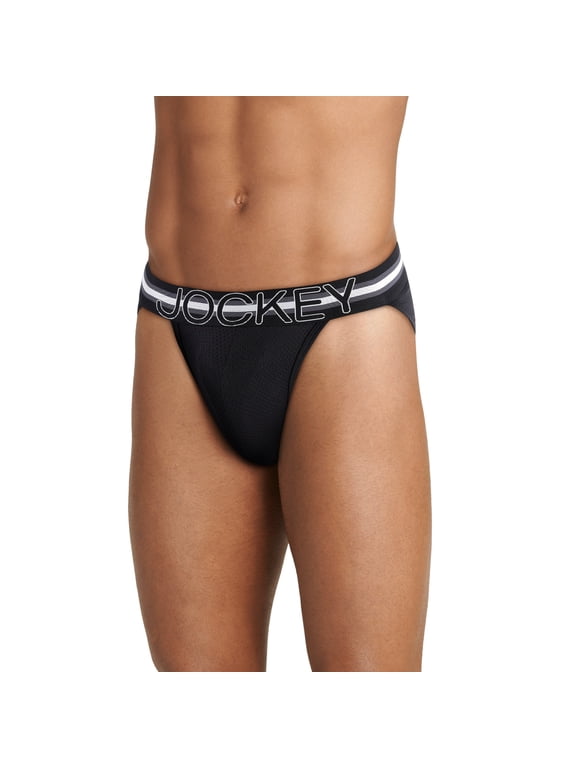 Men's Jockey Sport Stability Pouch Microfiber String Bikini