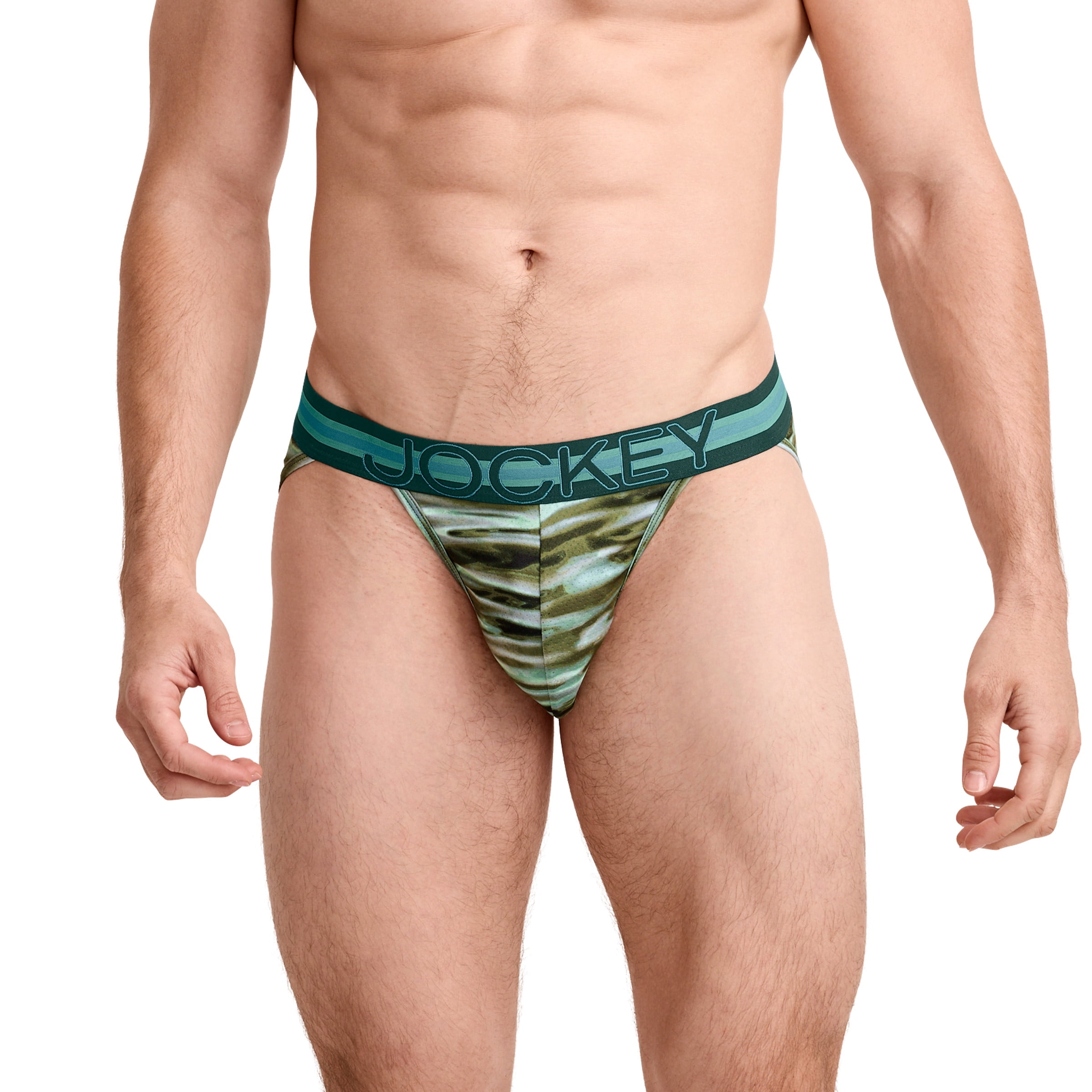 Jockey Sport Men's Sport Stability Pouch Microfiber String Bikini