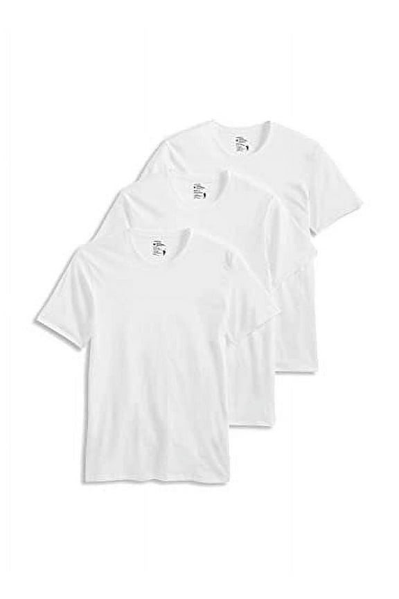 Men's Cotton Stretch Crew Neck T-Shirt, 3-Pack
