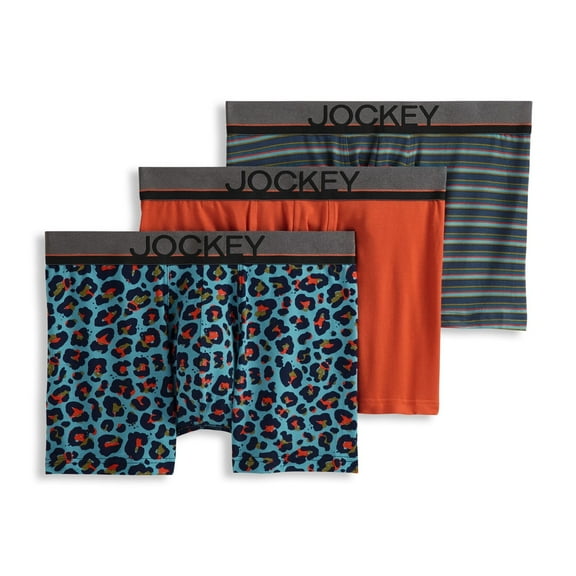 Jockey Men's True Style 4" Trunk - 3 Pack